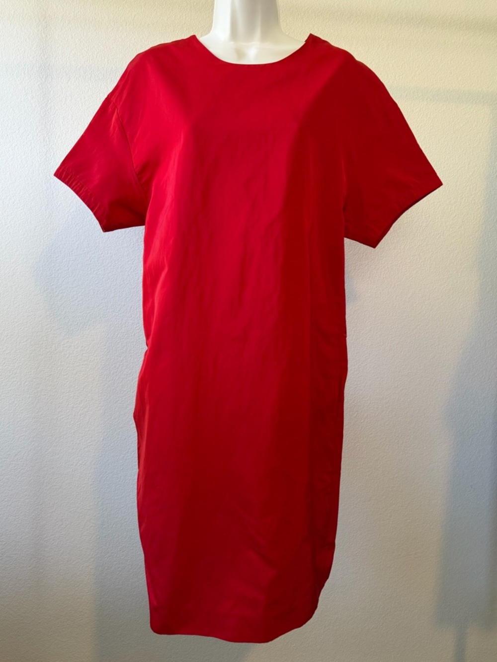 MaxMara Red Midi Shift Dress